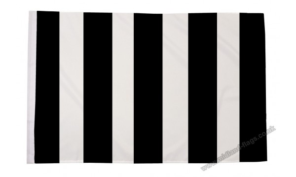 Black and White Striped Flag (Sleeved)